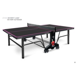 Стол теннисный Start line VICTORY 6 Всепогодный Black с сеткой