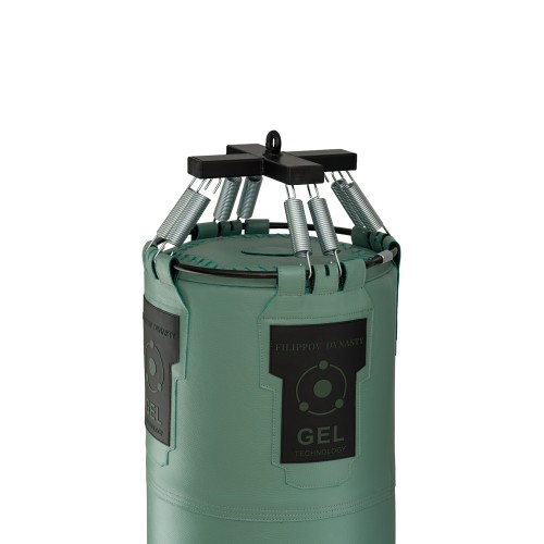 Гелевый боксерский мешок FILIPPOV.  Кожа 130x40 см / 100 кг