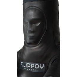 Подвесной мешок-манекен FILIPPOV. Кожа 150 см/ 32-35 кг