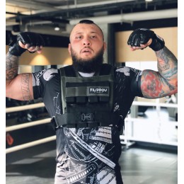 Жилет-утяжелитель Hard Training FILIPPOV 13 кг (зеленый)