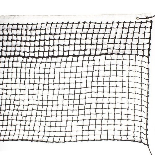 Сетка для большого тенниса двойного плетения 3,0 мм со стальным тросом