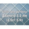 Сетка футбольная профессиональная, нить 5,0 мм (2 шт)