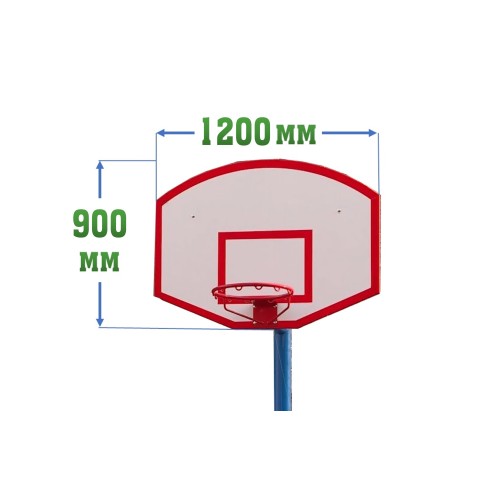 Щит стритбольный фанерный 1200х900мм