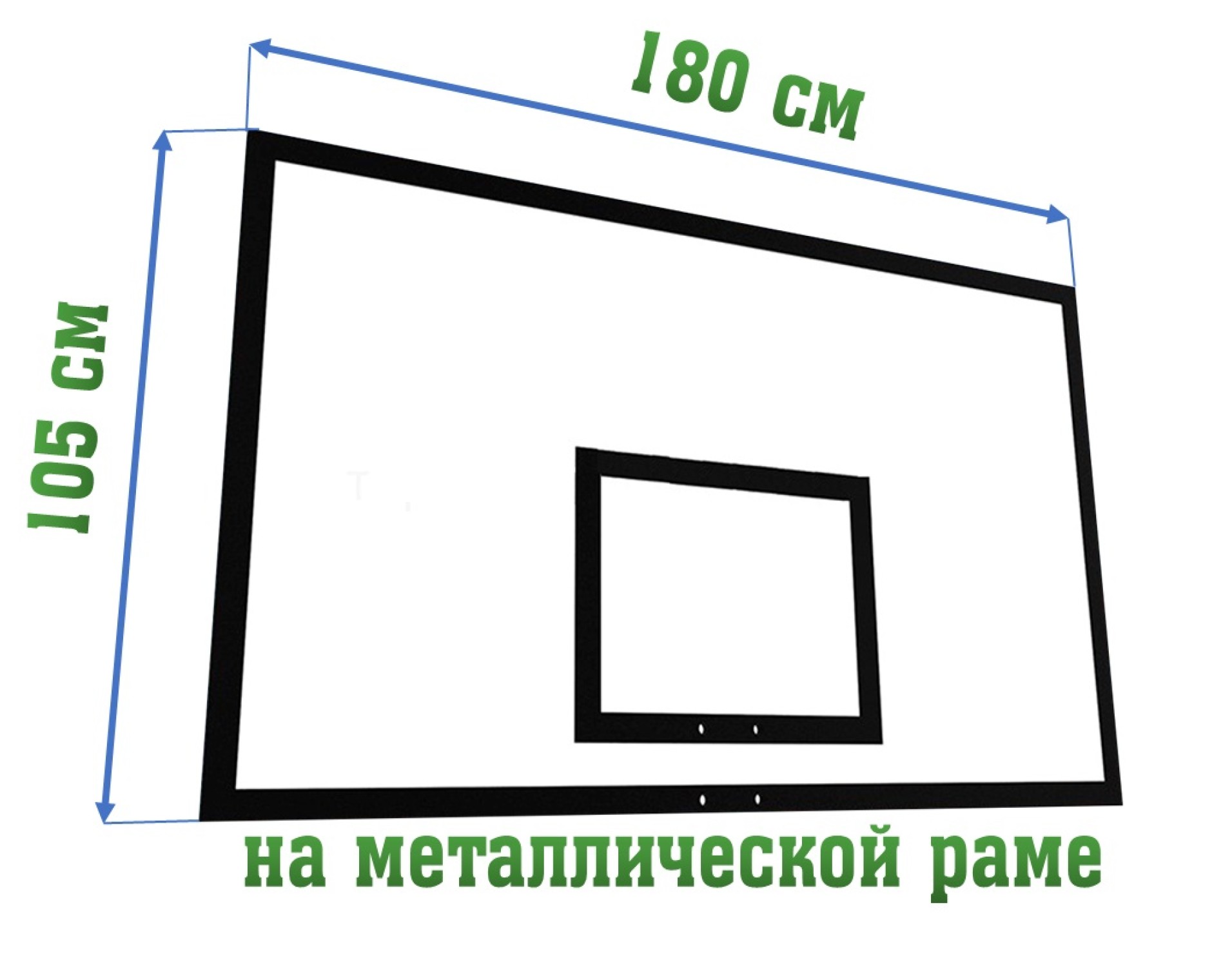 Щит баскетбольный схема