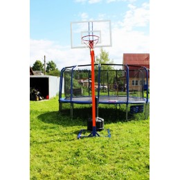 Стойка баскетбольная мобильная (любительская)
