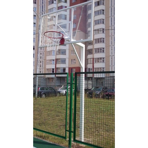 Стойка Г-образная баскетбольная, вынос 1,2 м (уличная)
