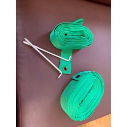 Разметка площадки для пляжного волейбола 8х16м зеленый (ленты)