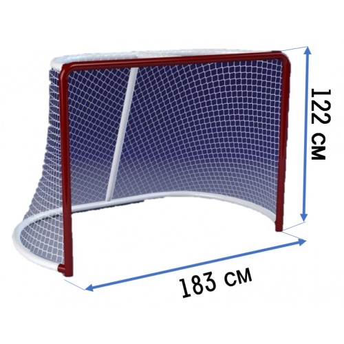 Ворота хоккейные профессиональные 183х122 см (+съёмные шпильки) (2 шт)