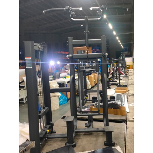 Гравитрон. Турник, брусья с противовесом JAGUAR-SPORT JS-FH-09 (Чёрный цвет), Стек 100 кг