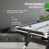 Игровой стол UNIX Line Аэрохоккей (226х125 cм) Black&White