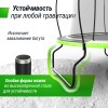 Батут UNIX Line 2.44 м (8 ft) UFO Green с внутренней сеткой и лестницей