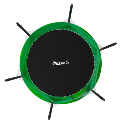 Батут UNIX Line Simple 3.05 м (10 ft inside) Green с внутренней сеткой