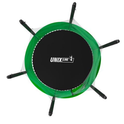 Батут UNIX Line Simple 1.83 м (6 ft inside) Green с внутренней сеткой