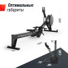 Гребной тренажер UNIX Fit Air Magnetic Rower-X Black