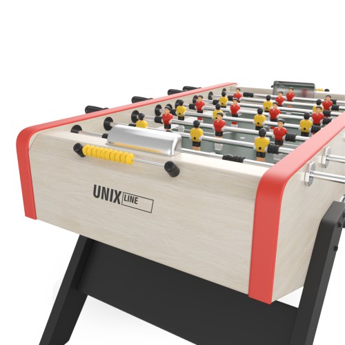 Игровой стол UNIX Line Футбол - Кикер (140х70 см) Light Wood
