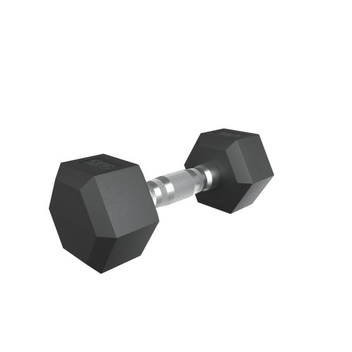 Гантель гексагональная UNIX Fit обрезиненная 5 кг / шт.