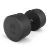 Гантель UNIX Fit PRO круглая обрезиненная 45 кг, 2 шт.