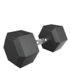 Гантель гексагональная UNIX Fit обрезиненная 25 кг, 2 шт.
