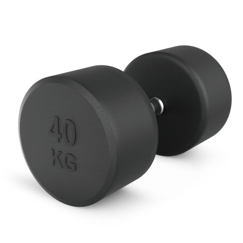 Гантель UNIX Fit PRO круглая обрезиненная 40 кг, 2 шт.