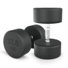 Гантель UNIX Fit PRO круглая обрезиненная 37,5 кг, 2 шт.