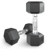 Гантель гексагональная UNIX Fit обрезиненная 5 кг / шт.