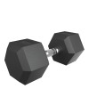 Гантель гексагональная UNIX Fit обрезиненная 20 кг, 2 шт.
