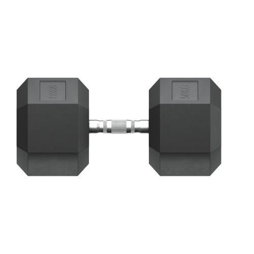 Гантель гексагональная UNIX Fit обрезиненная 50 кг / 1 шт.