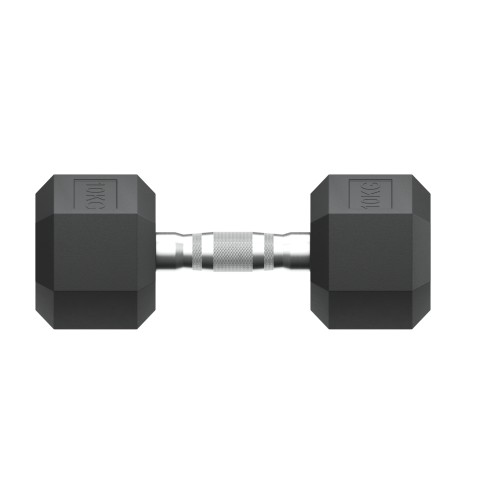 Гантель гексагональная UNIX Fit обрезиненная 10 кг / шт.