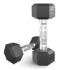 Гантель гексагональная UNIX Fit обрезиненная 2,5 кг, 2 шт.