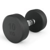 Гантель UNIX Fit PRO круглая обрезиненная 10 кг, 2 шт.