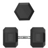 Гантель гексагональная UNIX Fit обрезиненная 47,5 кг, 2 шт.