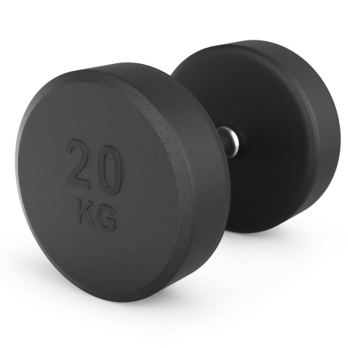 Гантель UNIX Fit PRO круглая обрезиненная 20 кг, 2 шт.