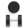 Гантель UNIX Fit PRO круглая обрезиненная 22,5 кг, 2 шт.