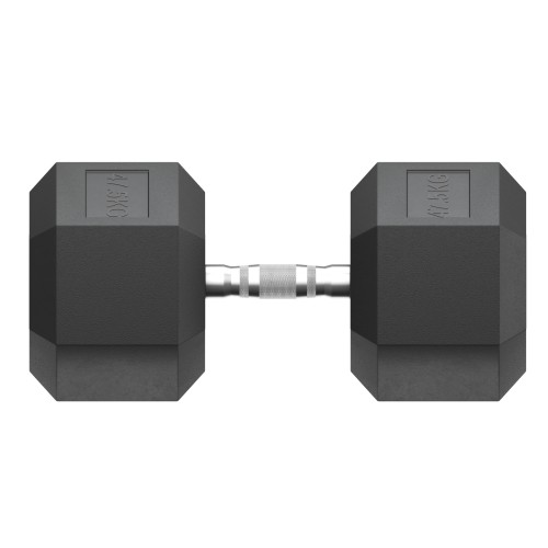 Гантель гексагональная UNIX Fit обрезиненная 47,5 кг, 2 шт.