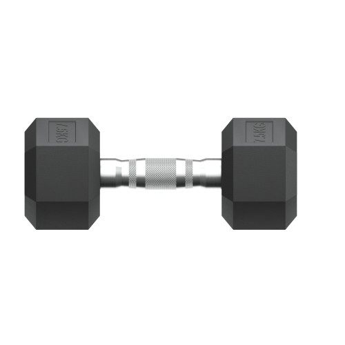 Гантель гексагональная UNIX Fit обрезиненная 7,5 кг / шт.