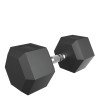 Гантель гексагональная UNIX Fit обрезиненная 30 кг, 2 шт.