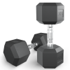 Гантель гексагональная UNIX Fit обрезиненная 15 кг / 1 шт.