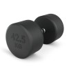Гантель UNIX Fit PRO круглая обрезиненная 42,5 кг, 2 шт.