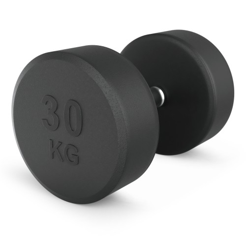 Гантель UNIX Fit PRO круглая обрезиненная 30 кг, 2 шт.