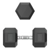 Гантель гексагональная UNIX Fit обрезиненная 22,5 кг, 2 шт.
