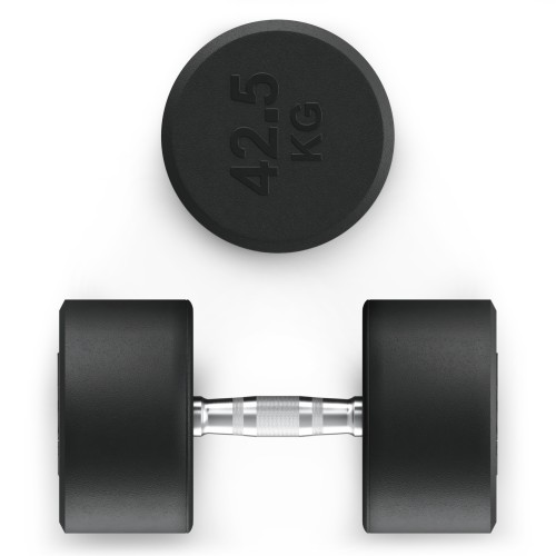 Гантель UNIX Fit PRO круглая обрезиненная 42,5 кг, 2 шт.