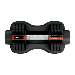 Гантель со ступенчатой регулировкой UNIX Fit 11 кг черная
