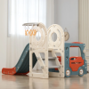 Игровой комплекс с горкой UNIX Kids Bus (171 cm) Red