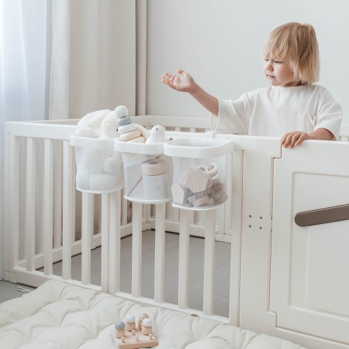 Органайзер для хранения подвесной UNIX Kids White с тремя отделениями универсальный