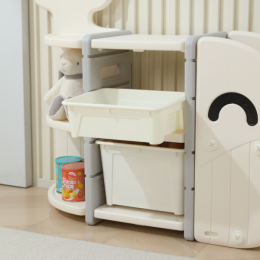 Стеллаж UNIX Kids Whale (3 ящика) White