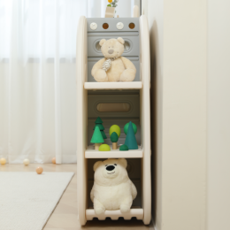 Стеллаж UNIX Kids Whale (3 ящика) White