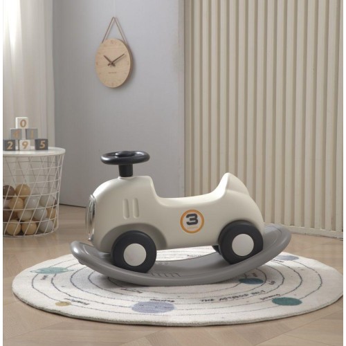 Машинка-качалка-беговел UNIX Kids First Car (2 в 1) Grey