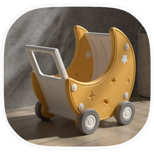 Коляска для кукол детская UNIX Kids Moon