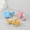 Машинка-каталка с корзиной UNIX Kids Hippo Blue