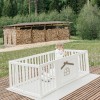 Большой детский игровой манеж UNIX Kids Classic Tree House 150 x 180 Camel